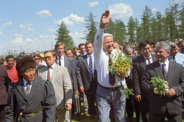 Борис Ельцин в Якутии