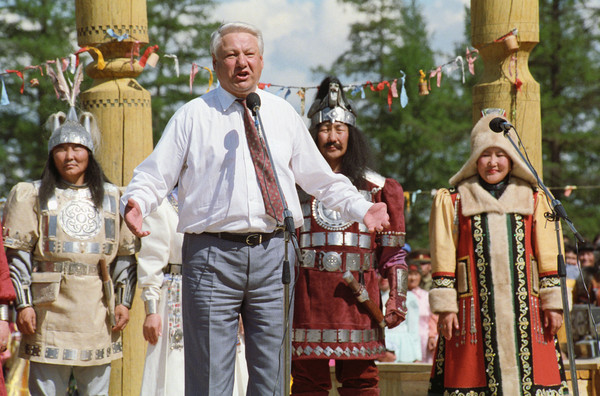 Борис Ельцин в Якутии