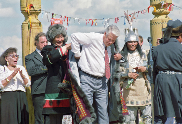 Борис Ельцин в Якутии