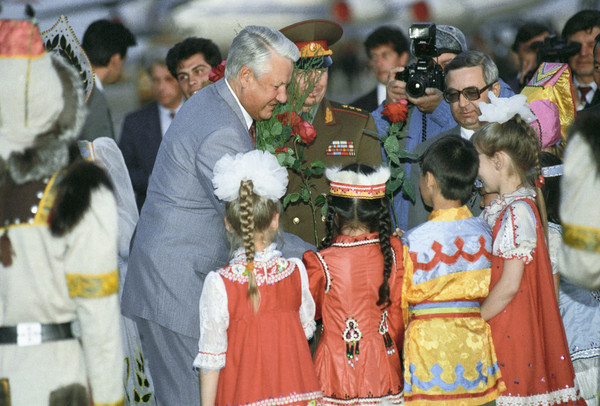 Борис Ельцин в Якутии