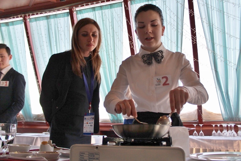 Огненный десерт приготовили участники WorldSkills Russia в Якутске