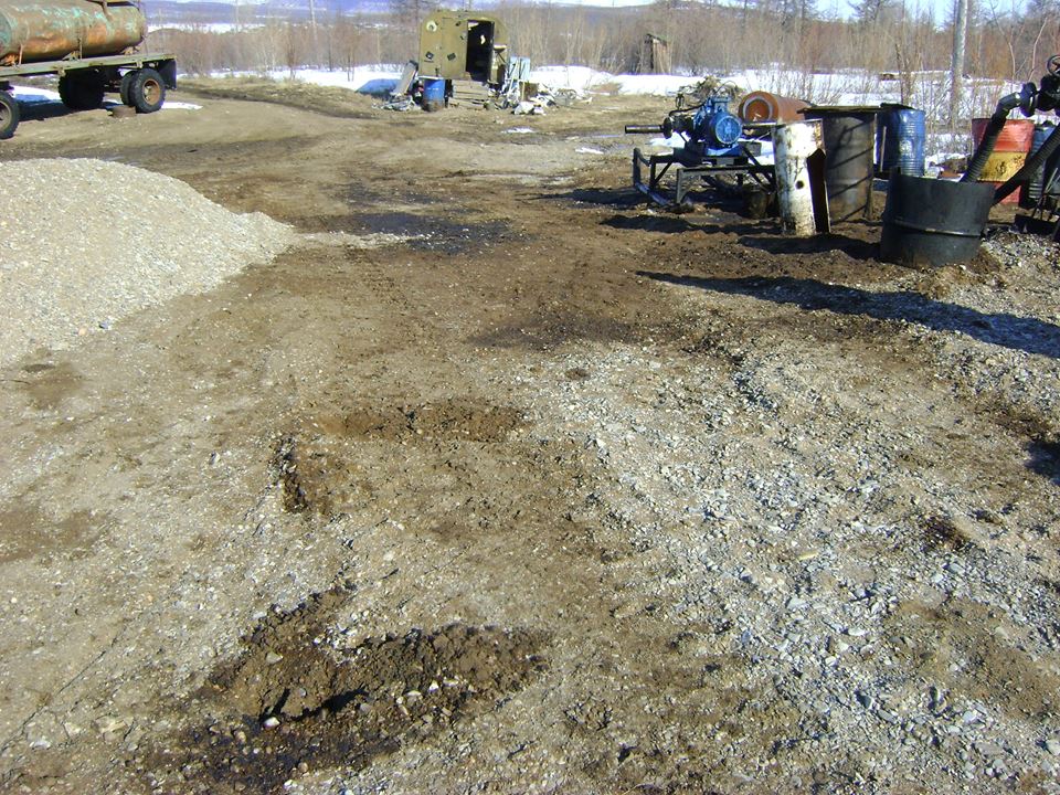 В Оленекском улусе обнаружен разлив нефтепродуктов Минприроды РС (Я)