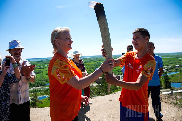 Факел игр &quotДети Азии&quot в Якутске  Якутск.РФ