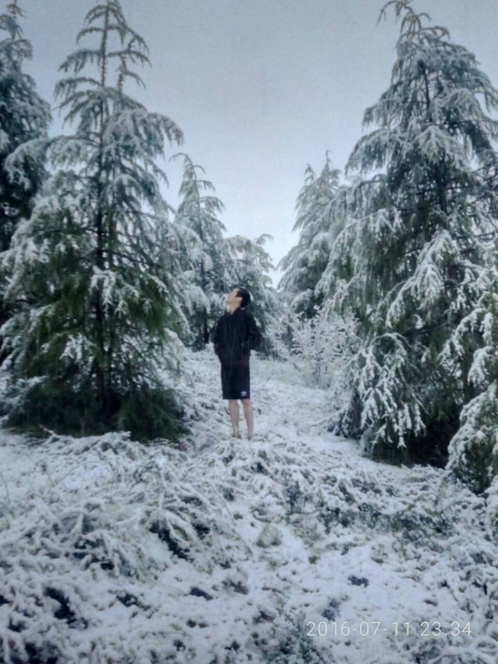 В разгар лета в Якутии выпал снег