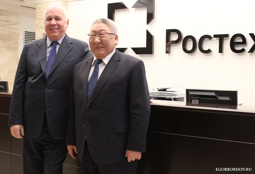 Егор Борисов встретился с генеральным директором госкорпорации Сергеем Чемезовым официальный сайт главы РС (Я)