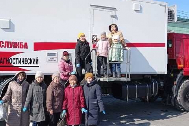 Благодаря чудо-КАМАЗу, сотни жителей Верхоянского района Якутии прошли диспансеризацию