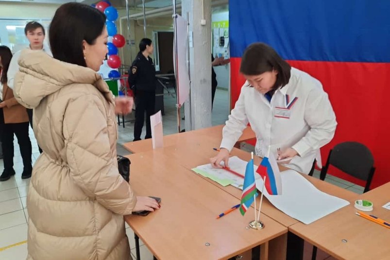 По итогам второго дня голосования явка составила 58,75% в Якутии