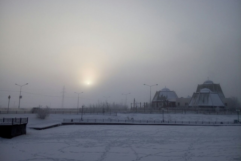 Ночью в Якутске столбик термометра опустится ниже -30°