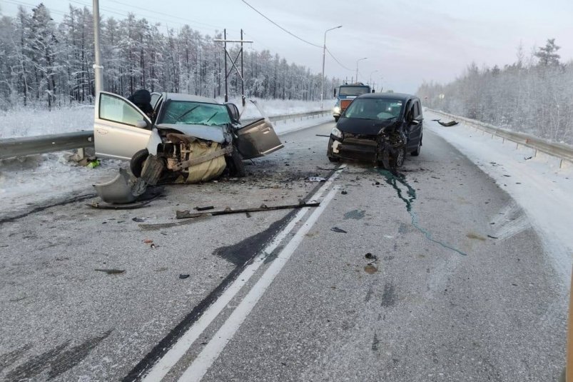 Два человека пострадали в ДТП в Якутии