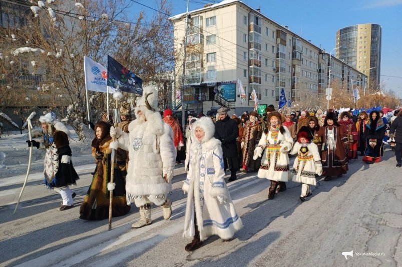 В Якутске отметили юбилейное шествие в честь Года единства и культуры
