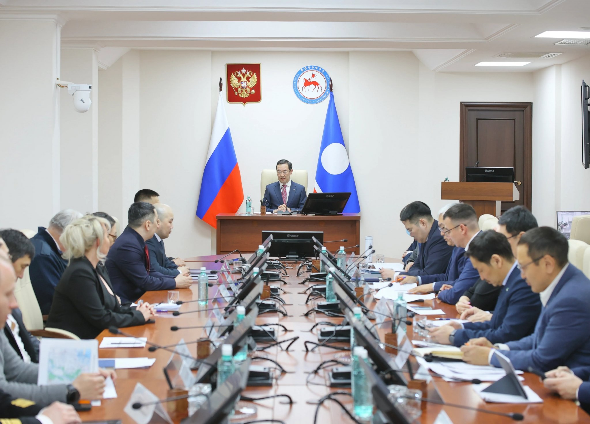 Глава Якутии Айсен Николаев провёл первое заседание Морского совета Саргын Скрябин, ЯСИА