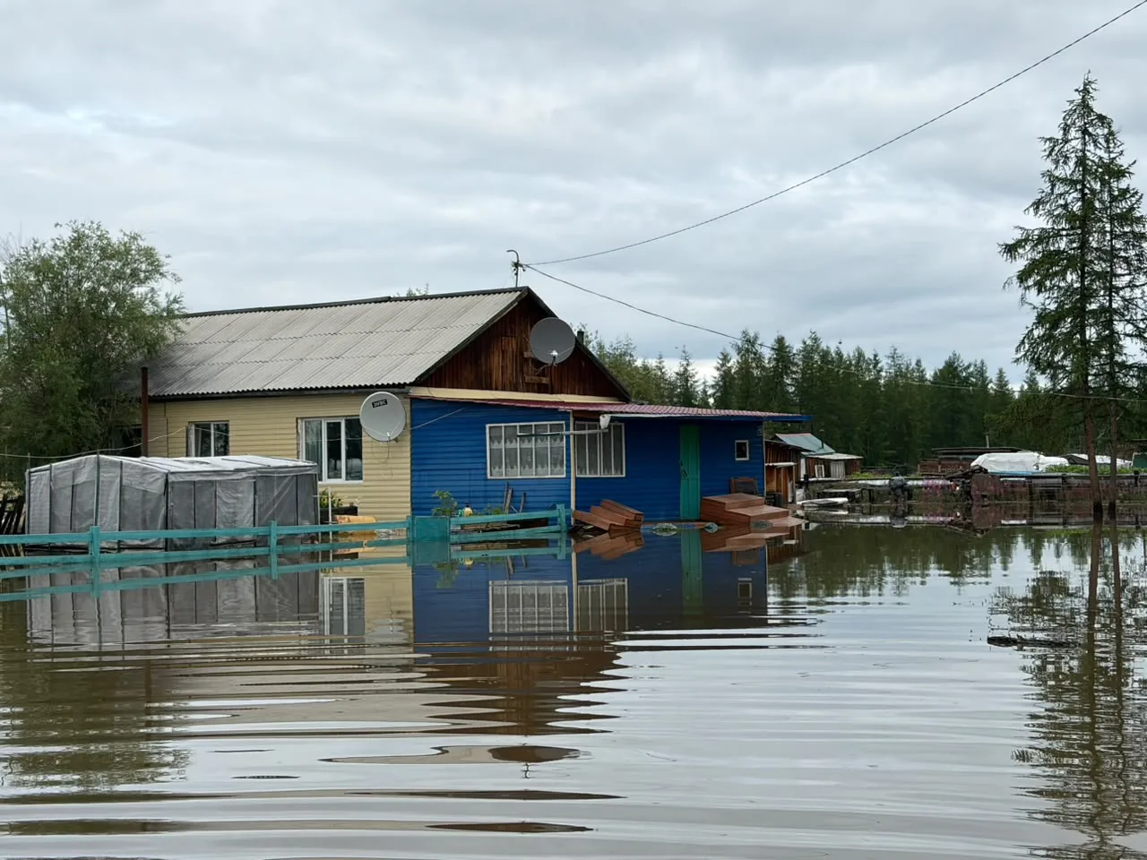 Тревожные кадры стихийного бедствия в Арктике YakutiaMedia